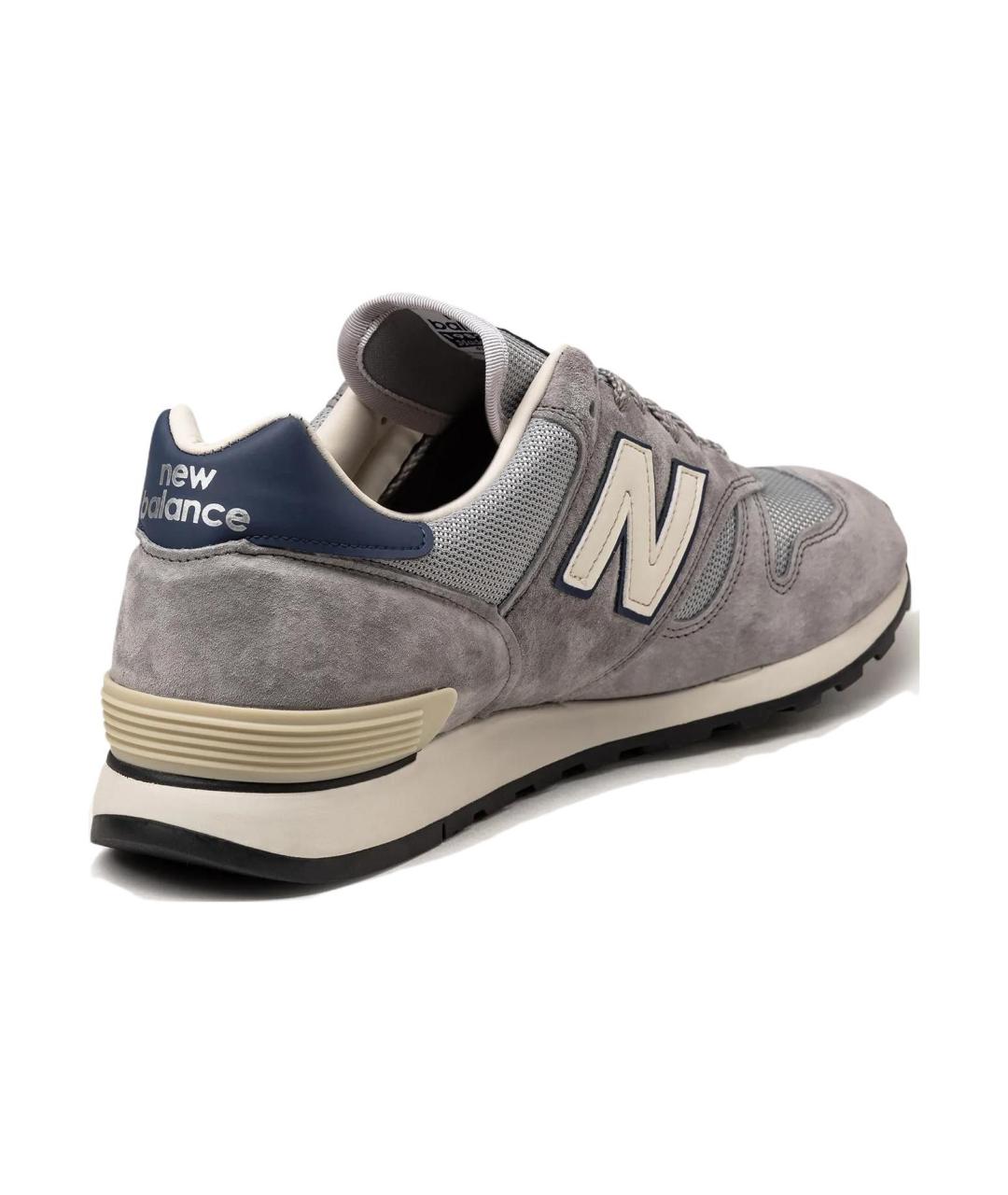 NEW BALANCE Серые низкие кроссовки / кеды, фото 4