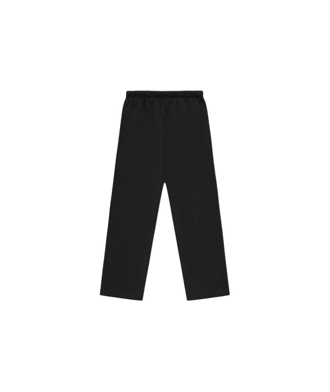 FEAR OF GOD ESSENTIALS Черные хлопковые повседневные брюки, фото 2
