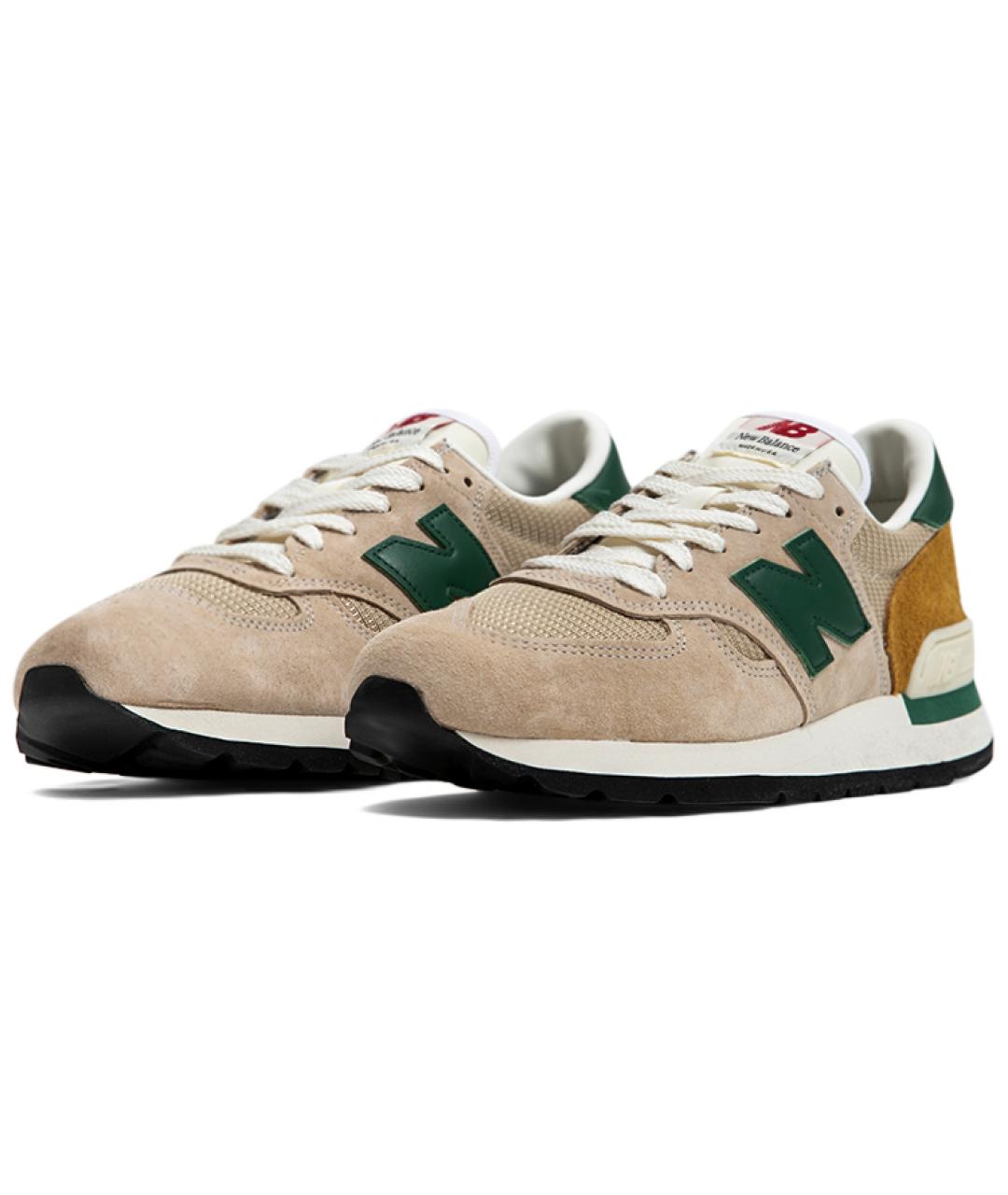 NEW BALANCE Бежевые низкие кроссовки / кеды, фото 3