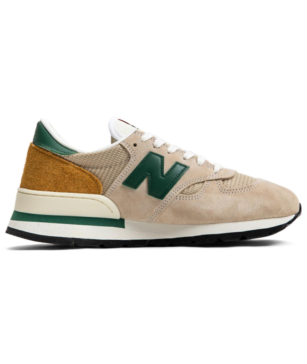 NEW BALANCE Бежевые низкие кроссовки / кеды, фото 1