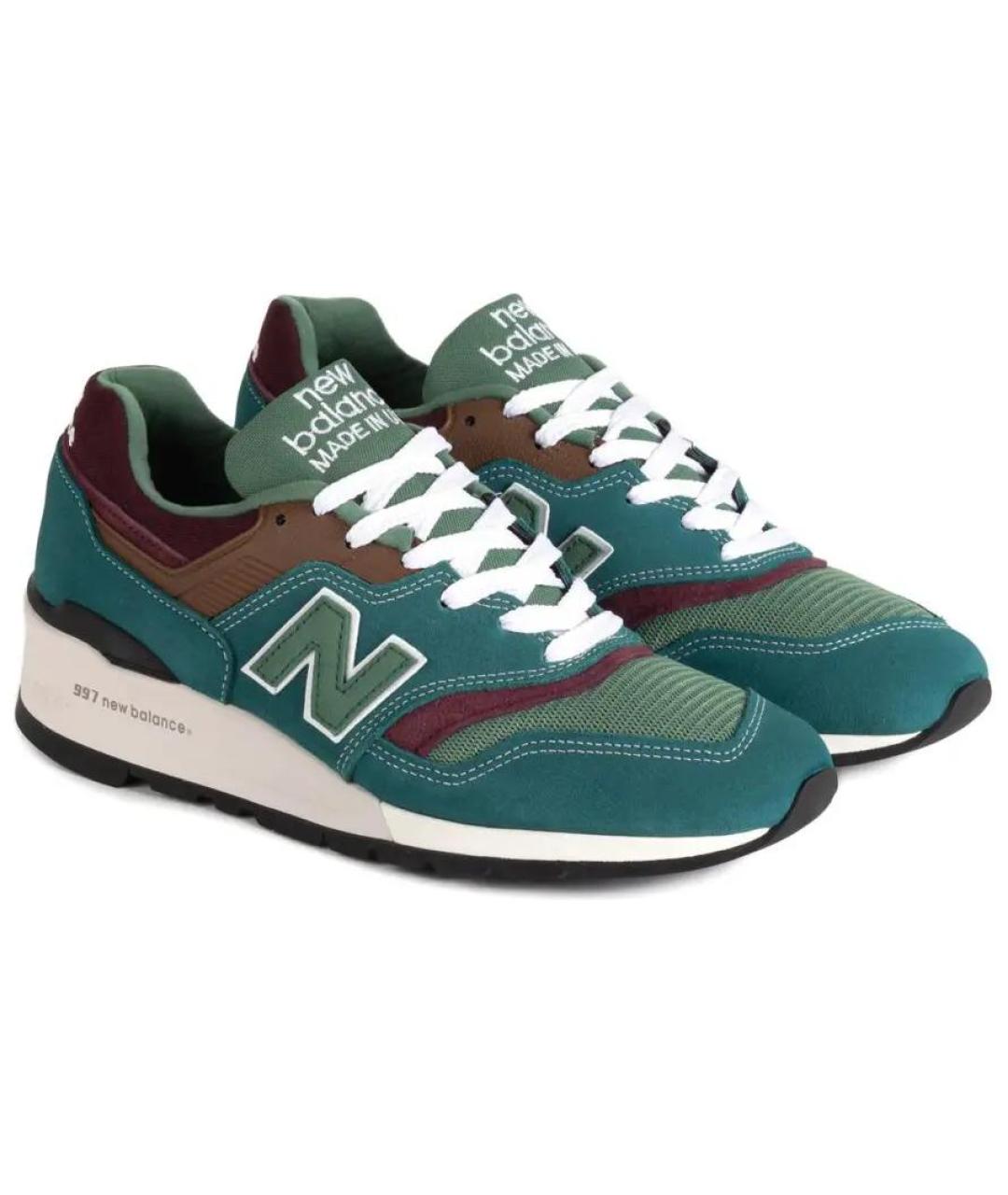 NEW BALANCE Зеленые кроссовки, фото 3
