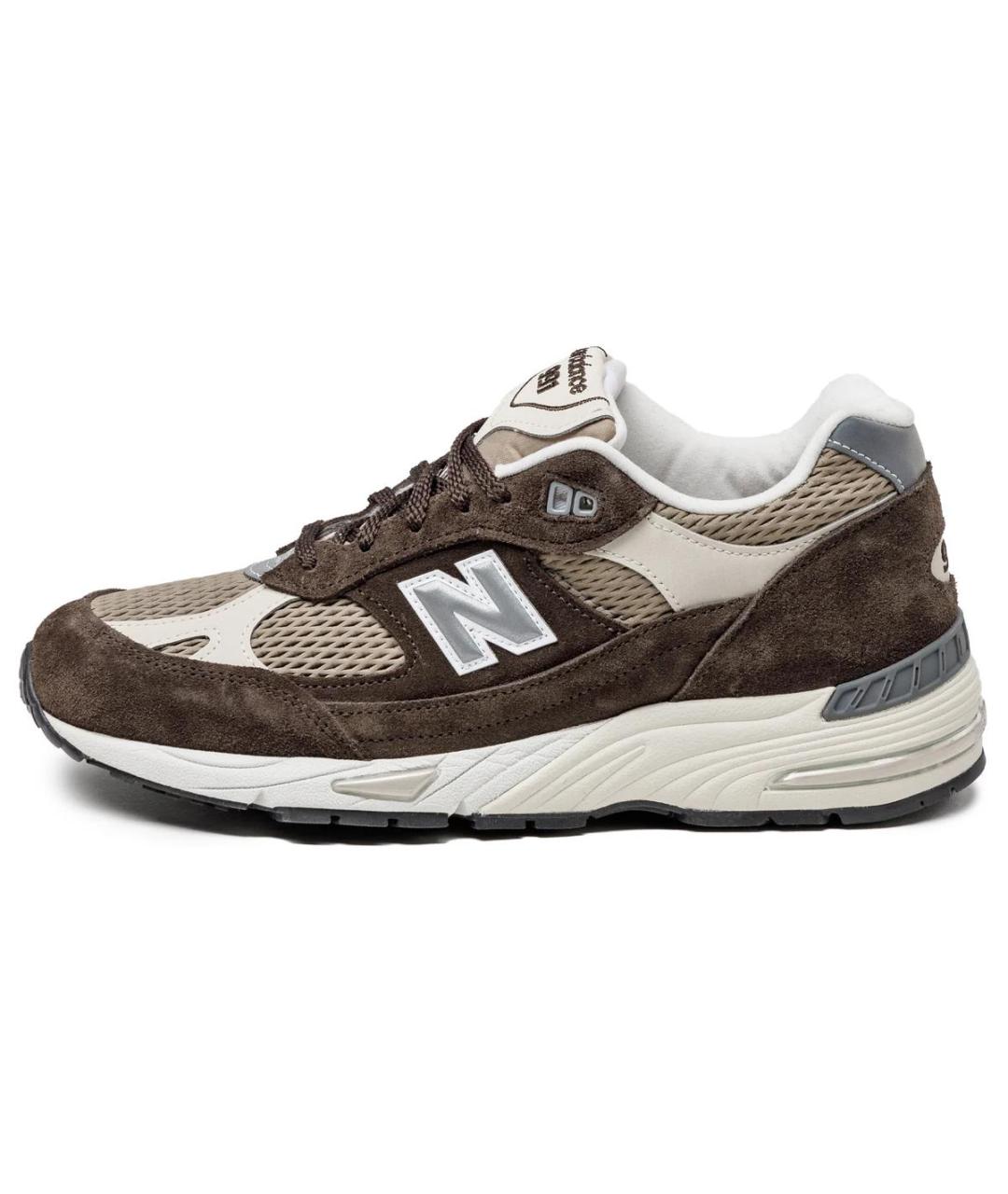 NEW BALANCE Коричневые низкие кроссовки / кеды, фото 2