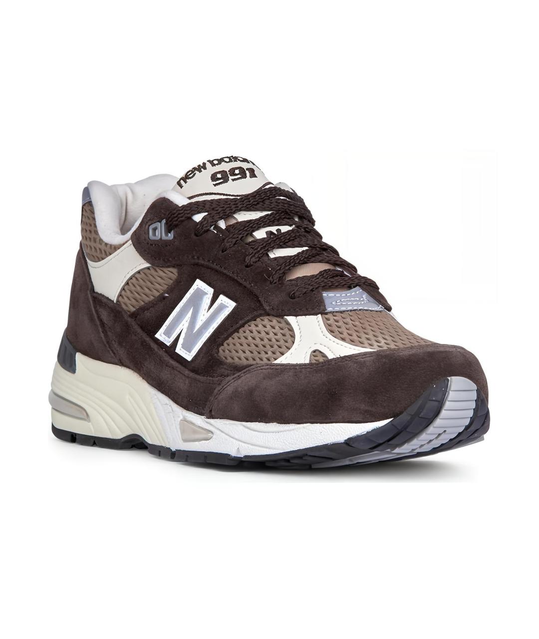 NEW BALANCE Коричневые низкие кроссовки / кеды, фото 3