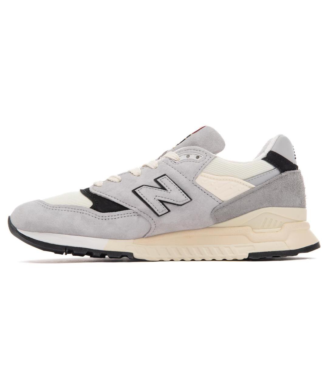 NEW BALANCE Серые низкие кроссовки / кеды, фото 2