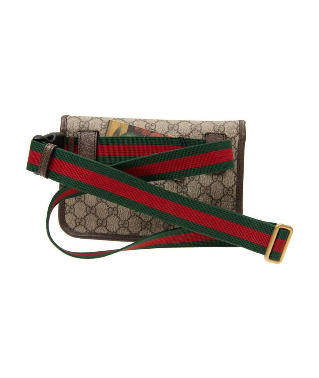 GUCCI Бежевая поясная сумка, фото 3