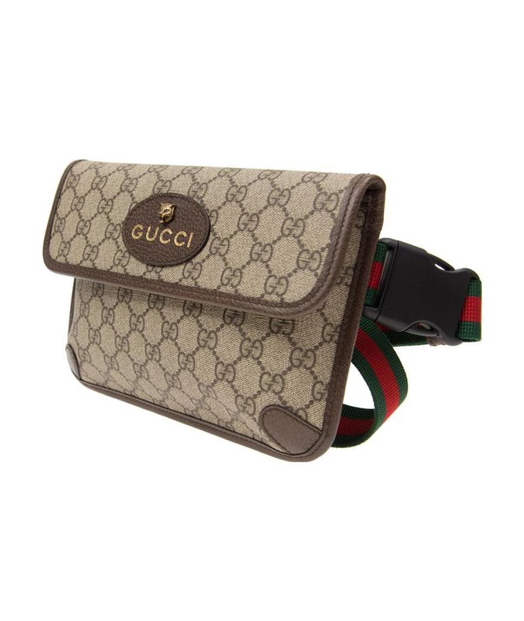 GUCCI Бежевая поясная сумка, фото 2