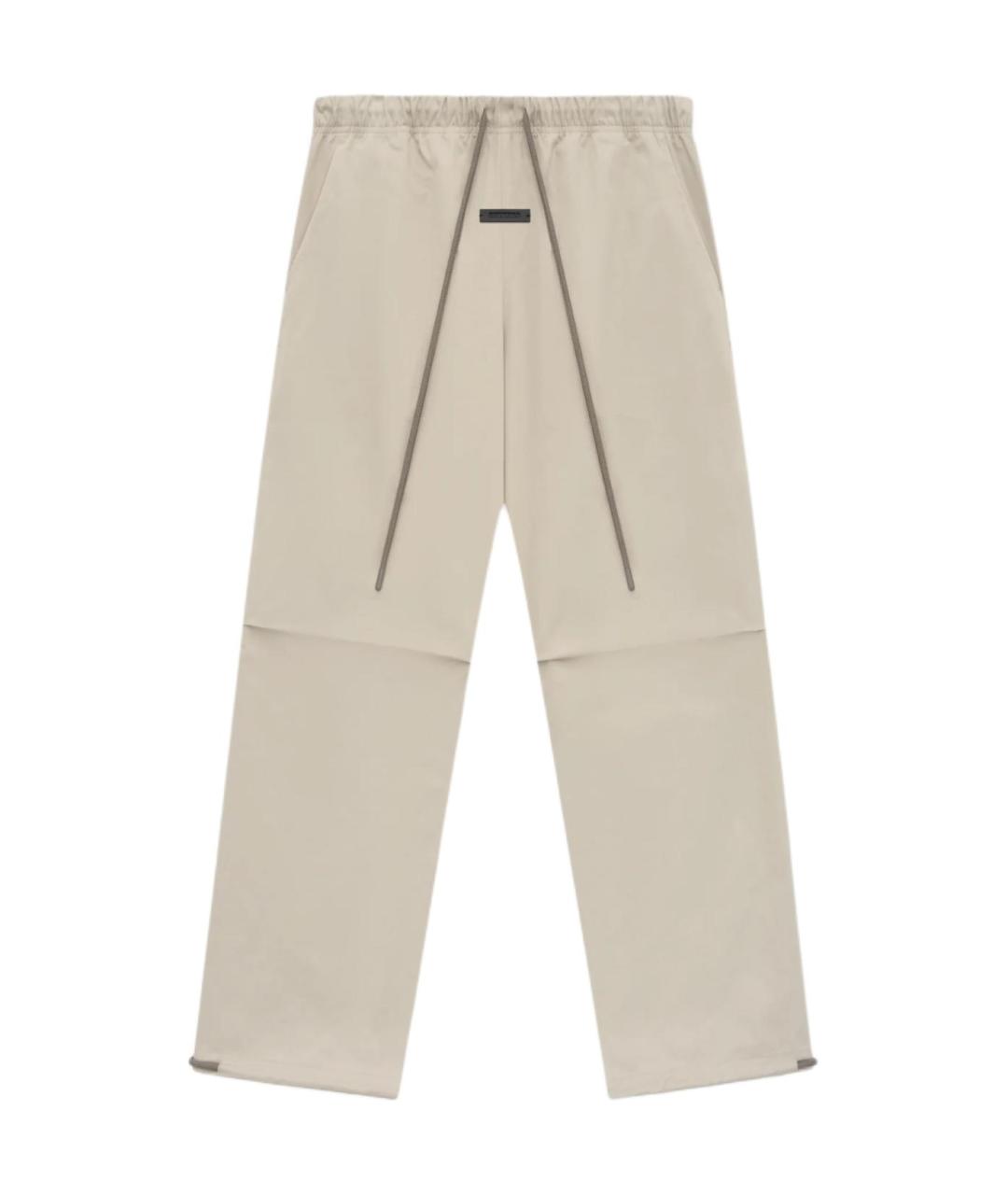 FEAR OF GOD ESSENTIALS Бежевые хлопковые повседневные брюки, фото 1