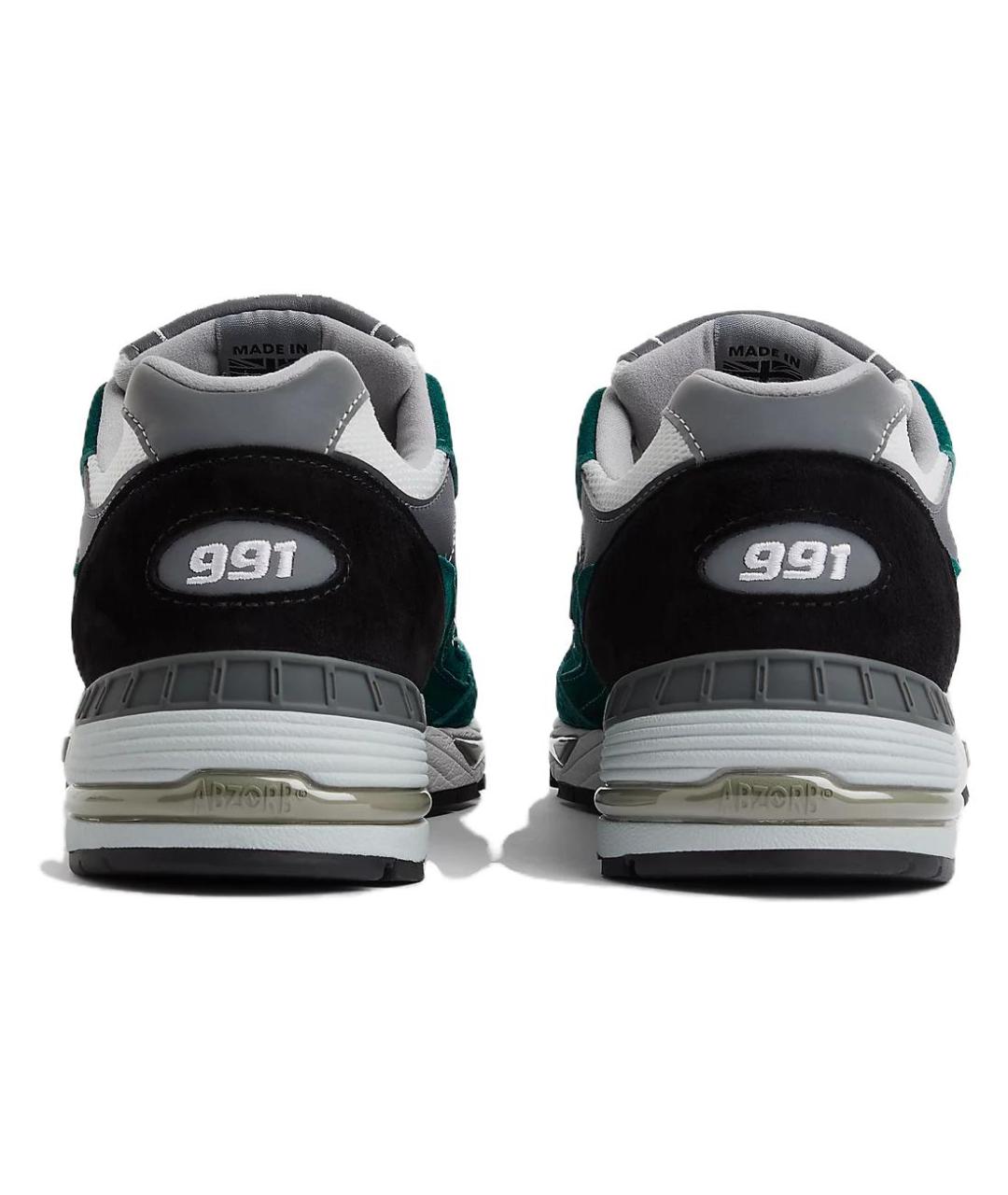 NEW BALANCE Зеленые низкие кроссовки / кеды, фото 5