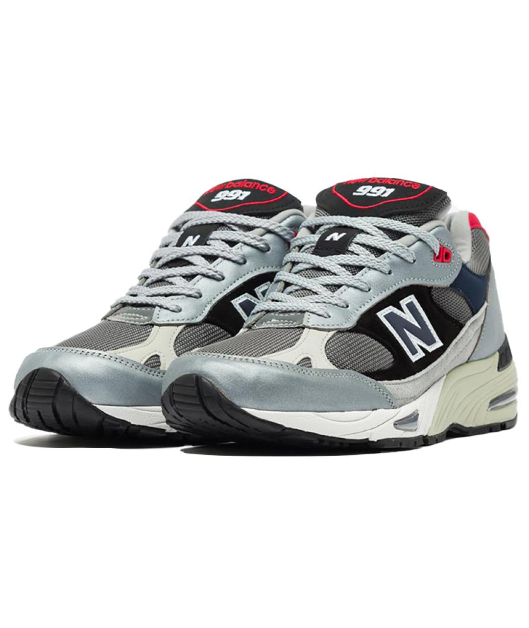 NEW BALANCE Серые низкие кроссовки / кеды, фото 3