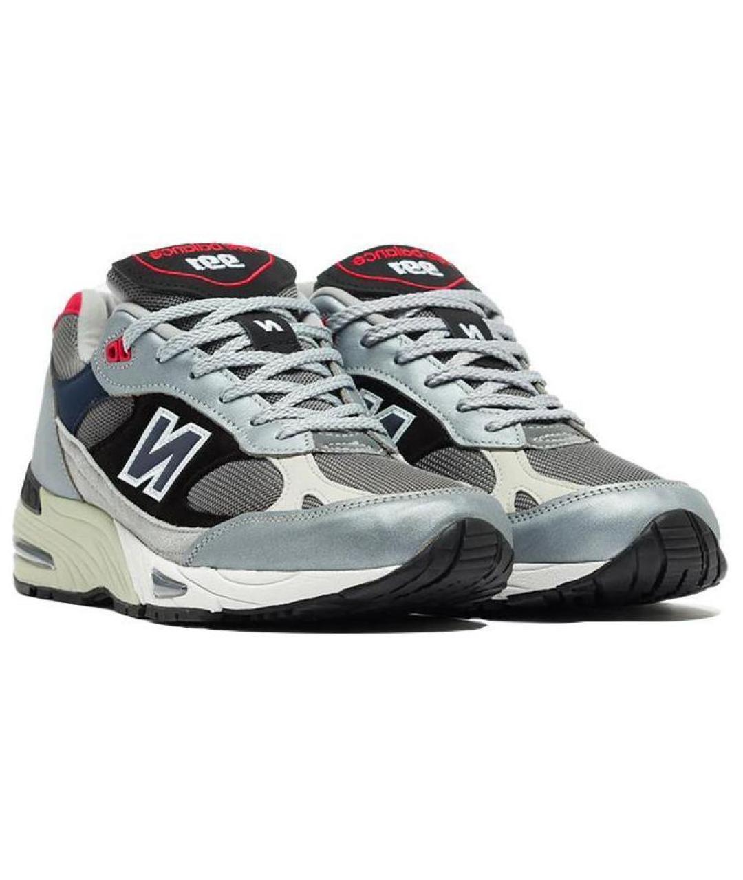 NEW BALANCE Серые низкие кроссовки / кеды, фото 4