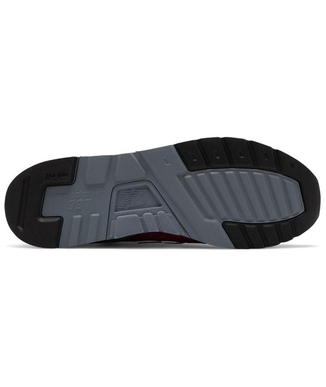 NEW BALANCE Бордовые низкие кроссовки / кеды, фото 4