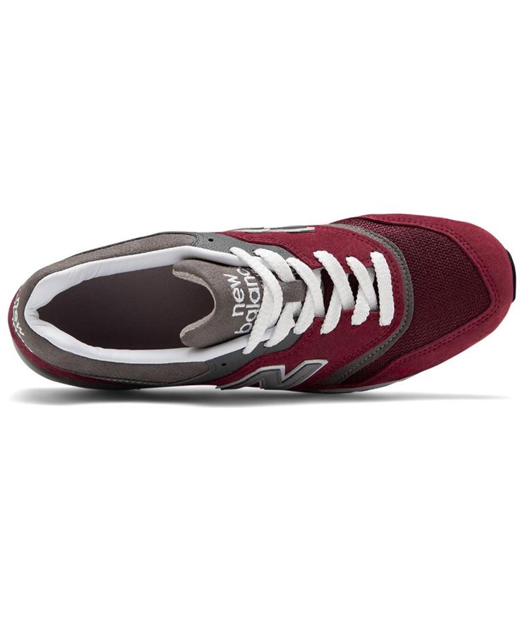 NEW BALANCE Бордовые низкие кроссовки / кеды, фото 3