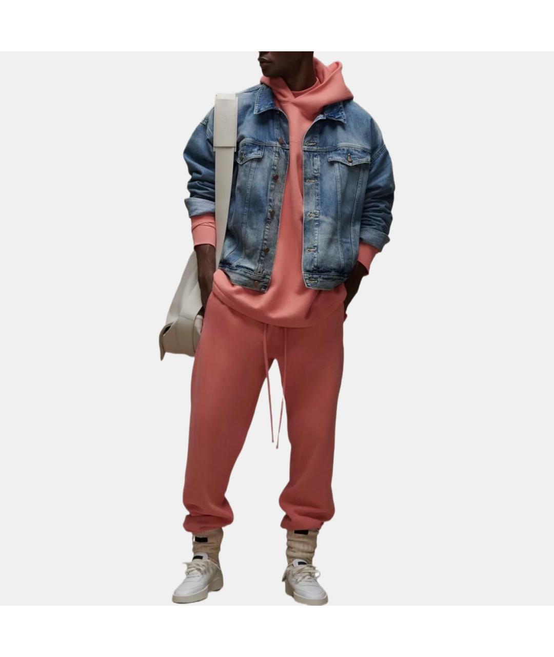 FEAR OF GOD ESSENTIALS Коралловые повседневные брюки, фото 3