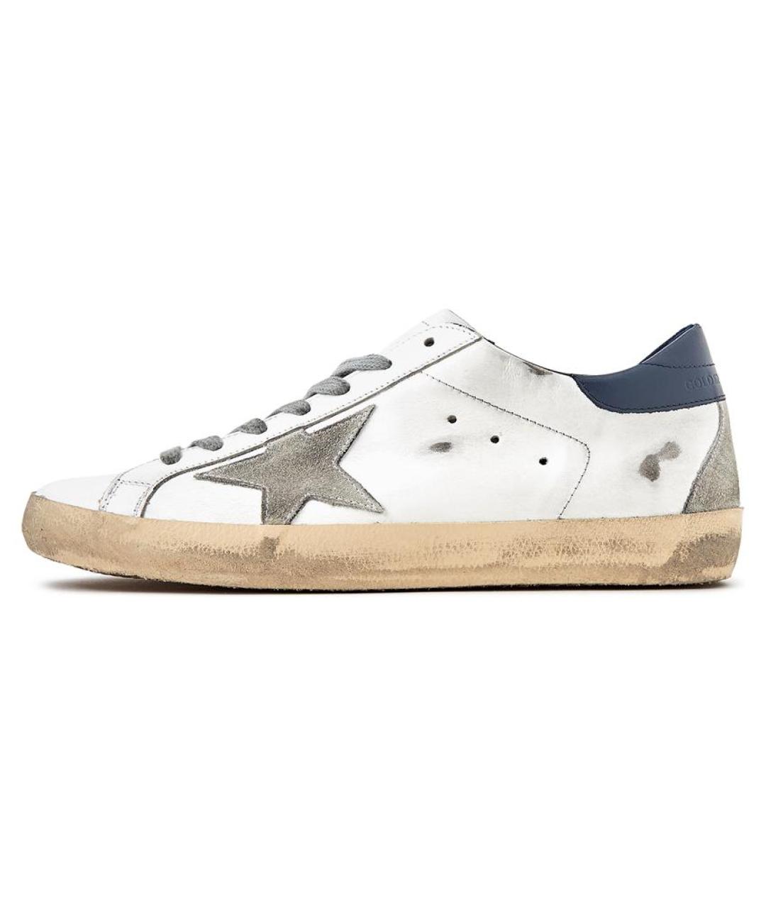 GOLDEN GOOSE DELUXE BRAND Белые кожаные кеды, фото 2