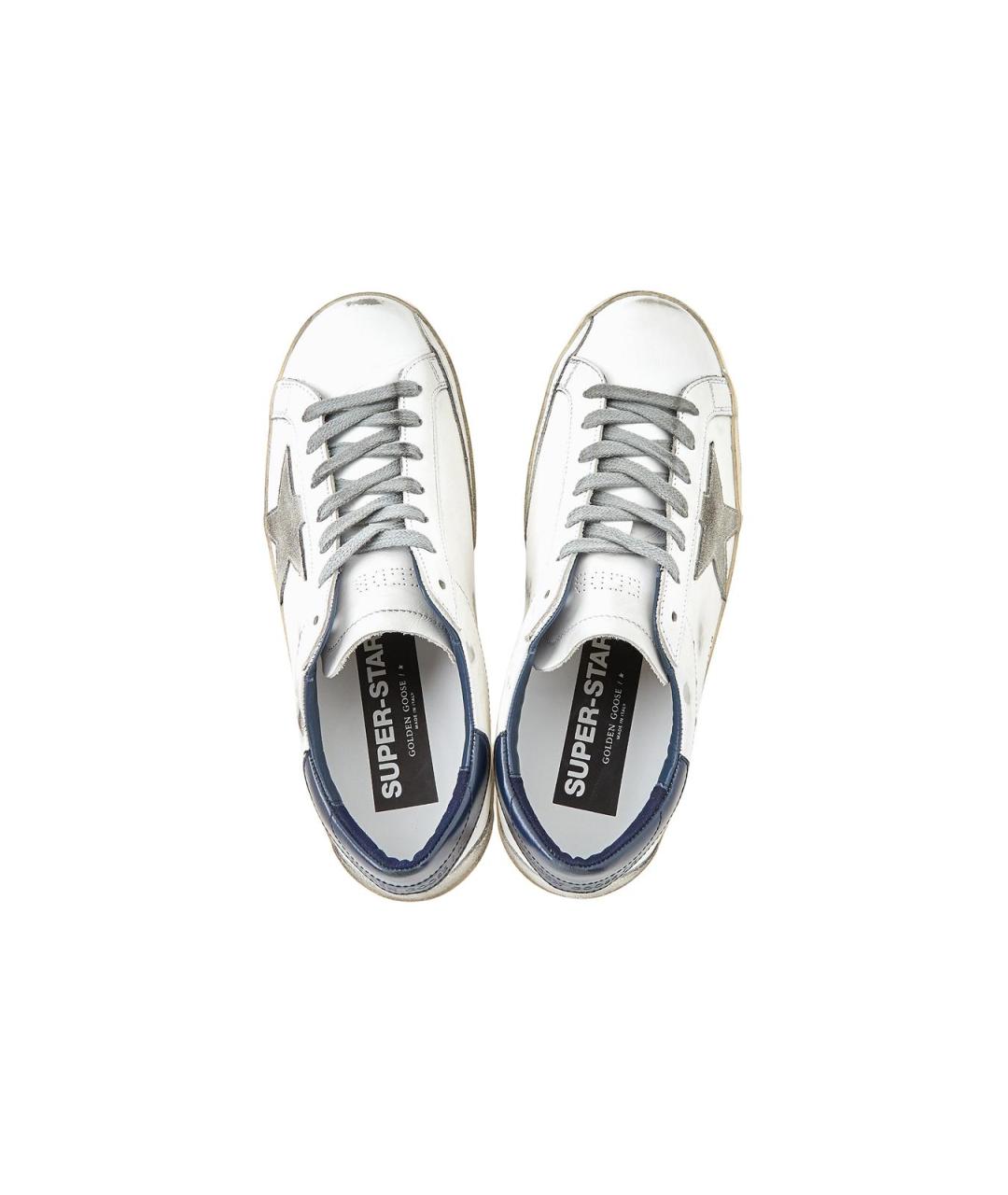 GOLDEN GOOSE DELUXE BRAND Белые кожаные кеды, фото 5