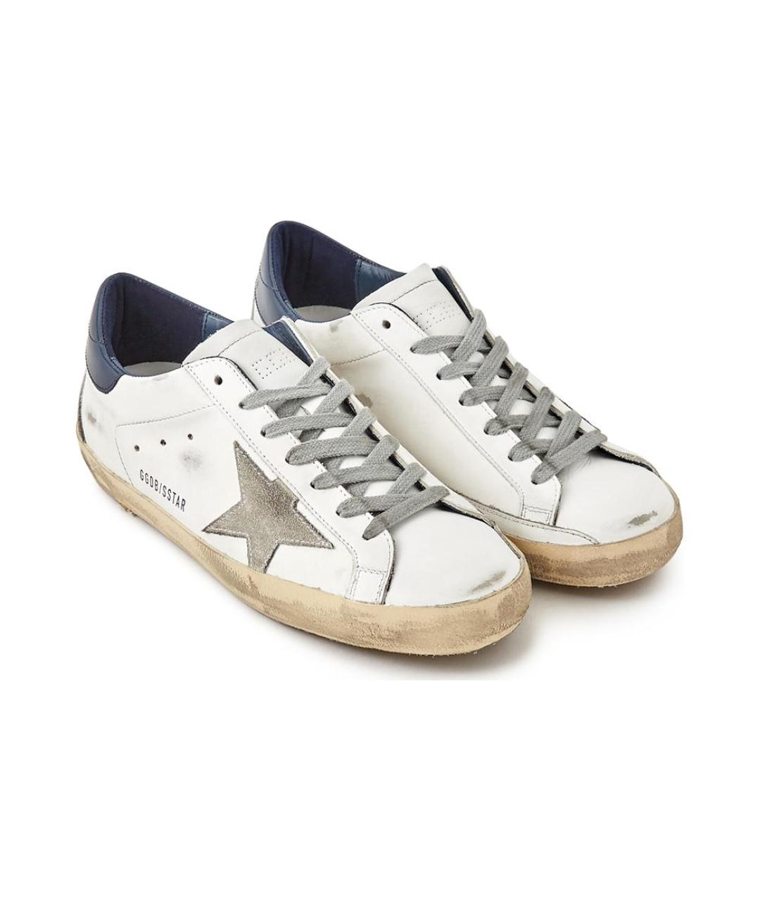 GOLDEN GOOSE DELUXE BRAND Белые кожаные кеды, фото 4