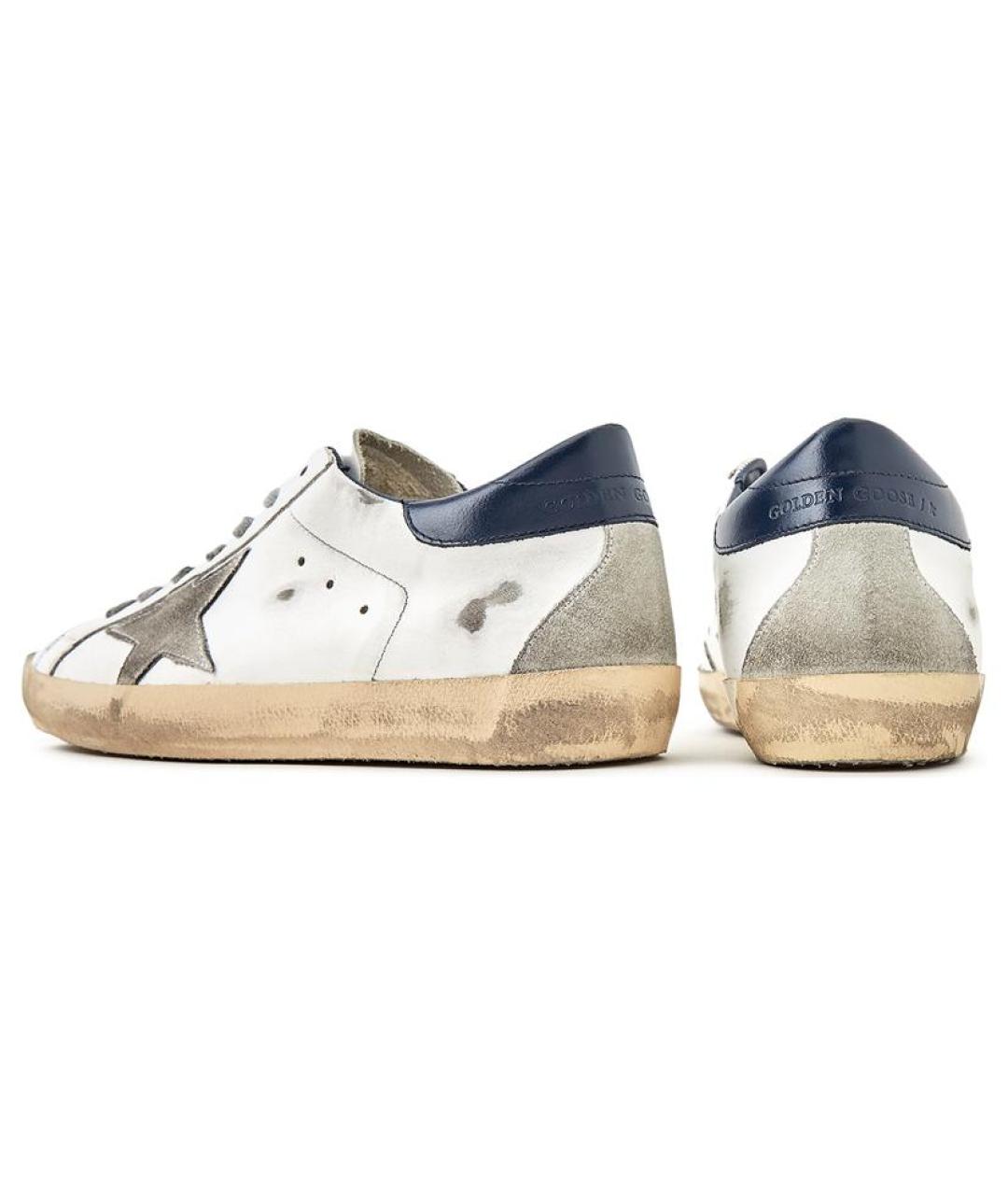 GOLDEN GOOSE DELUXE BRAND Белые кожаные кеды, фото 6