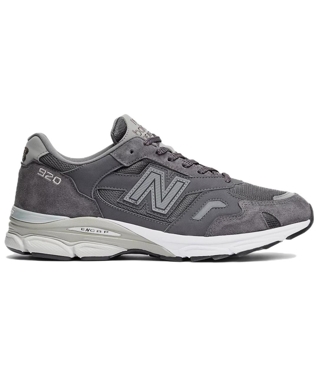 NEW BALANCE Серые низкие кроссовки / кеды, фото 1