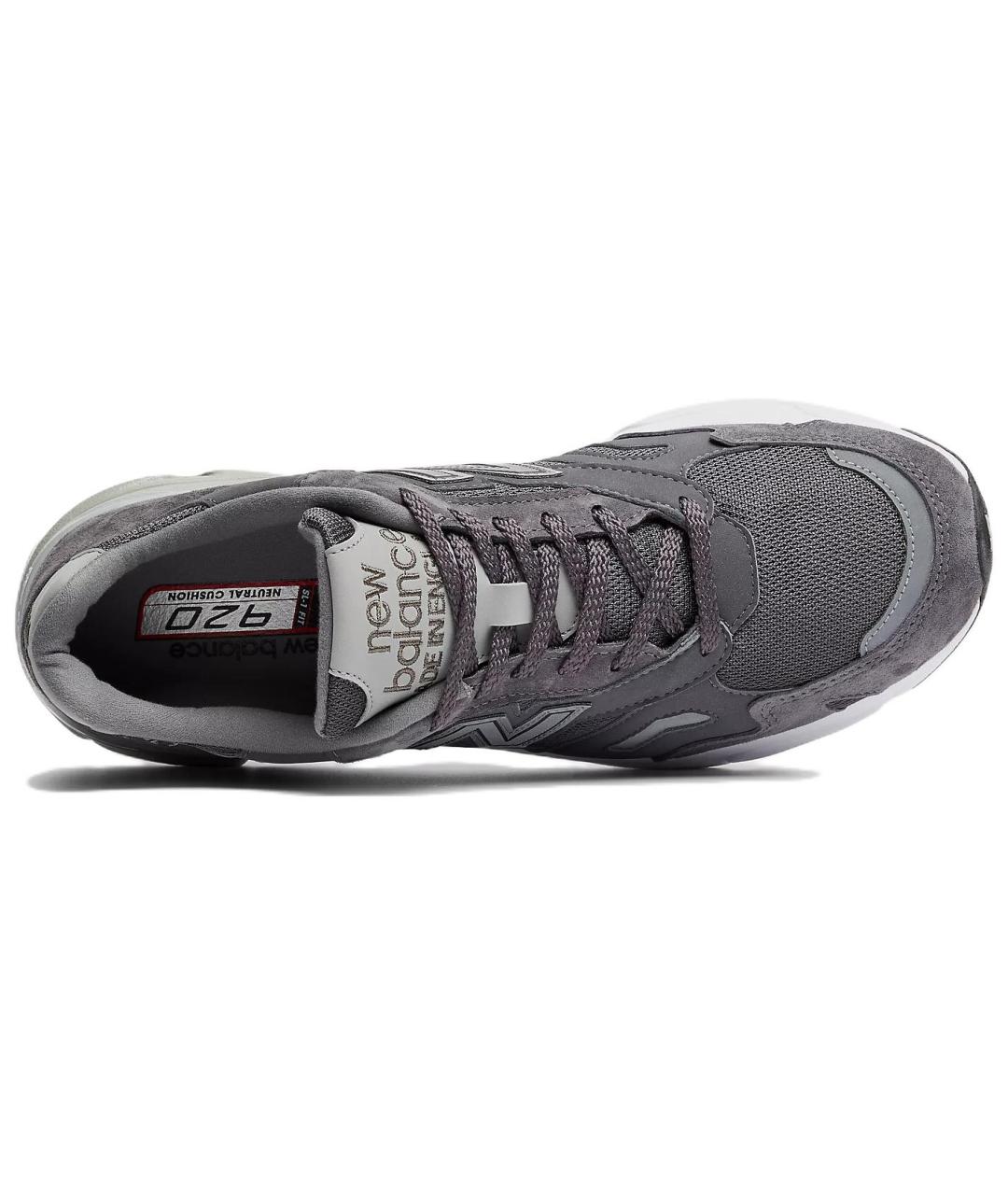 NEW BALANCE Серые низкие кроссовки / кеды, фото 4