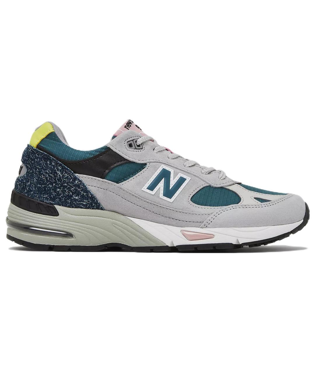 NEW BALANCE Серые низкие кроссовки / кеды, фото 1