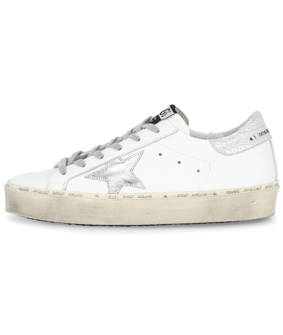 GOLDEN GOOSE DELUXE BRAND Белые кожаные кеды, фото 2