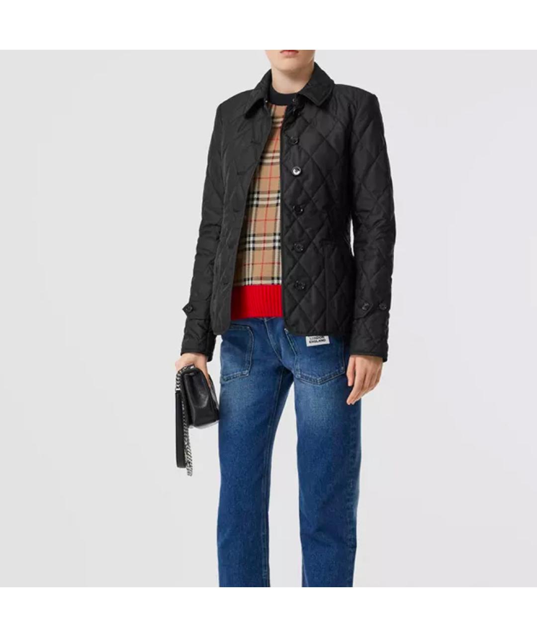 BURBERRY Черная куртка, фото 5