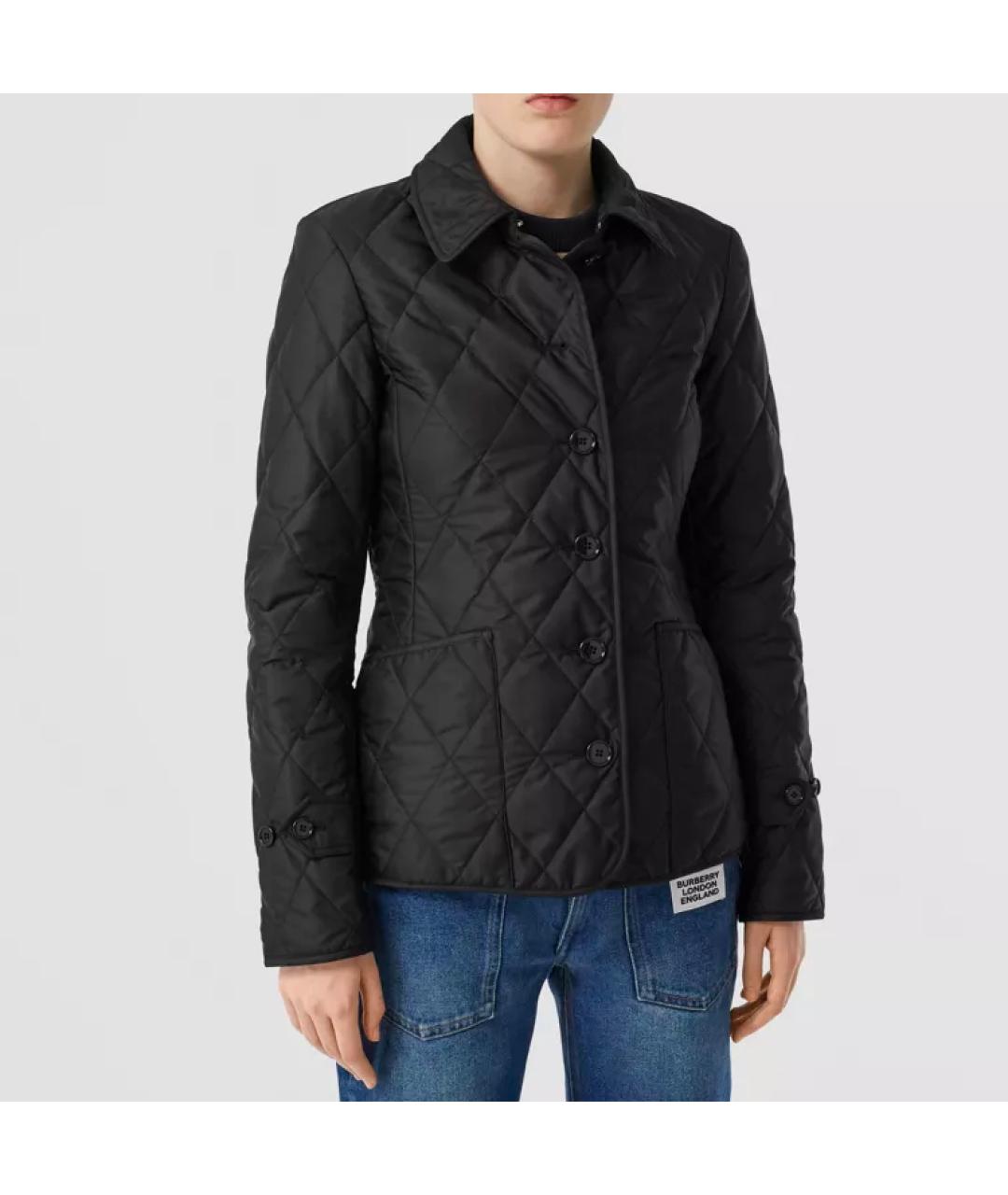 BURBERRY Черная куртка, фото 3