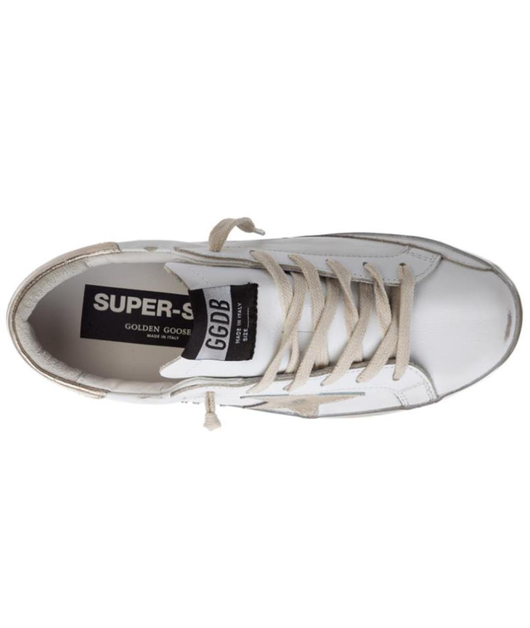 GOLDEN GOOSE DELUXE BRAND Белые кожаные кеды, фото 5