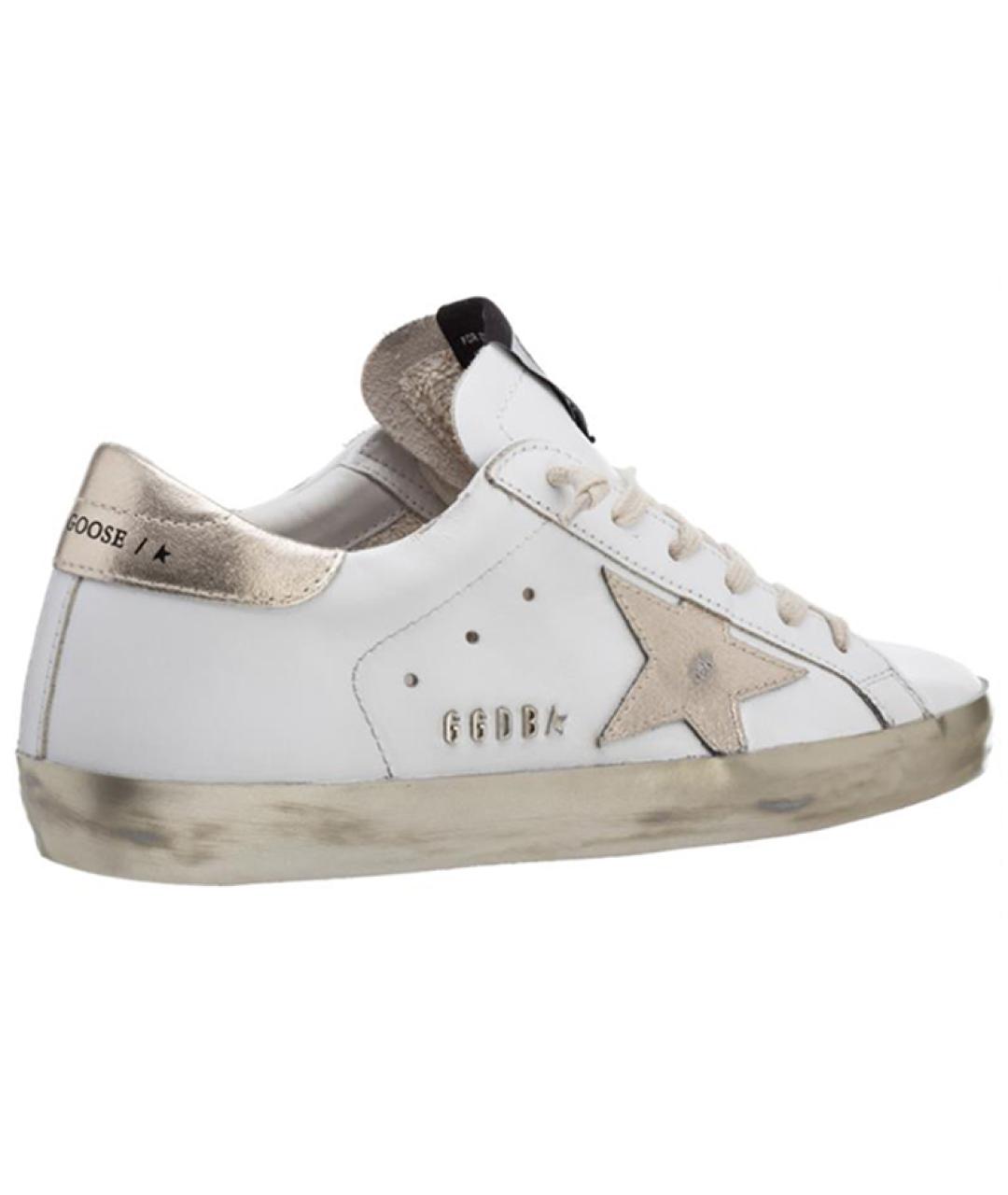 GOLDEN GOOSE DELUXE BRAND Белые кожаные кеды, фото 4