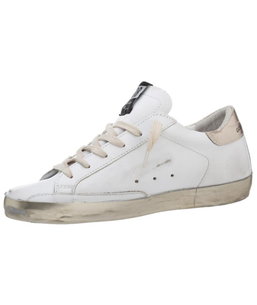 GOLDEN GOOSE DELUXE BRAND Белые кожаные кеды, фото 3