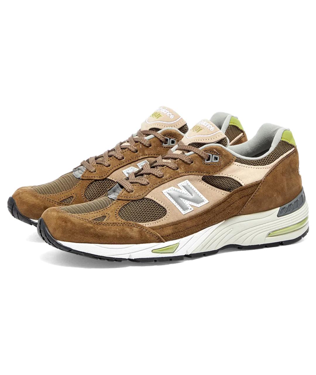 NEW BALANCE Коричневые низкие кроссовки / кеды, фото 3