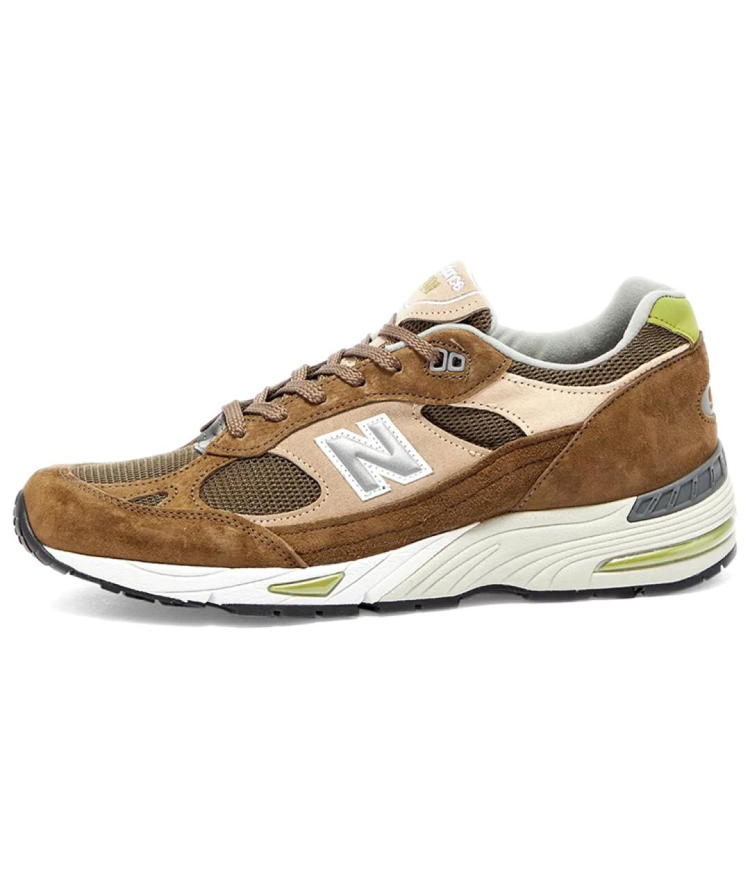 NEW BALANCE Коричневые низкие кроссовки / кеды, фото 2