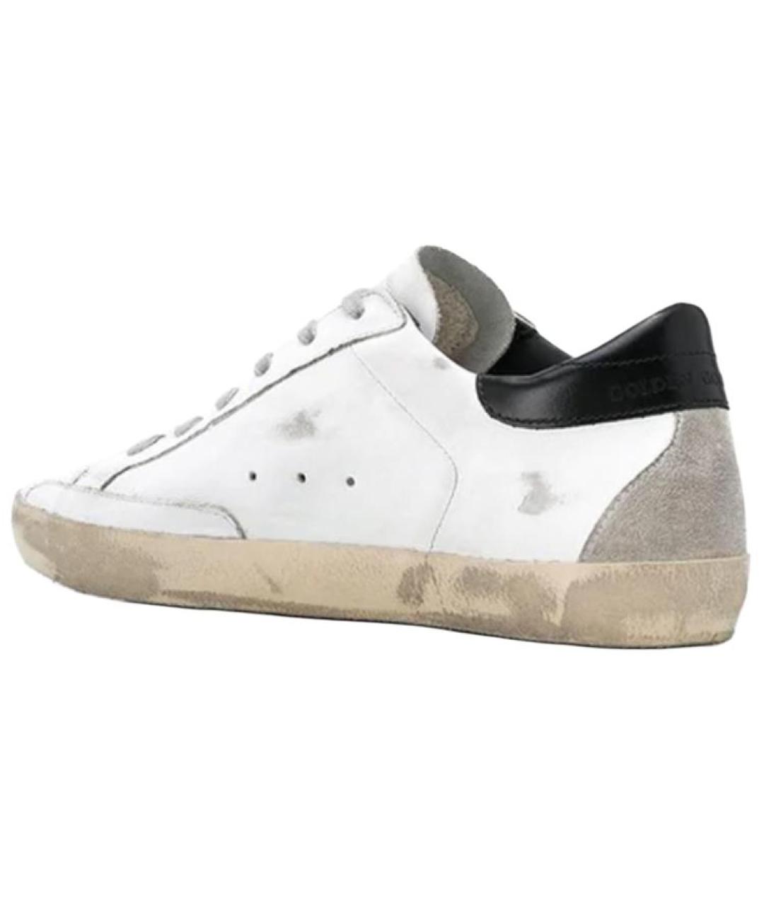 GOLDEN GOOSE DELUXE BRAND Белые кожаные кеды, фото 2