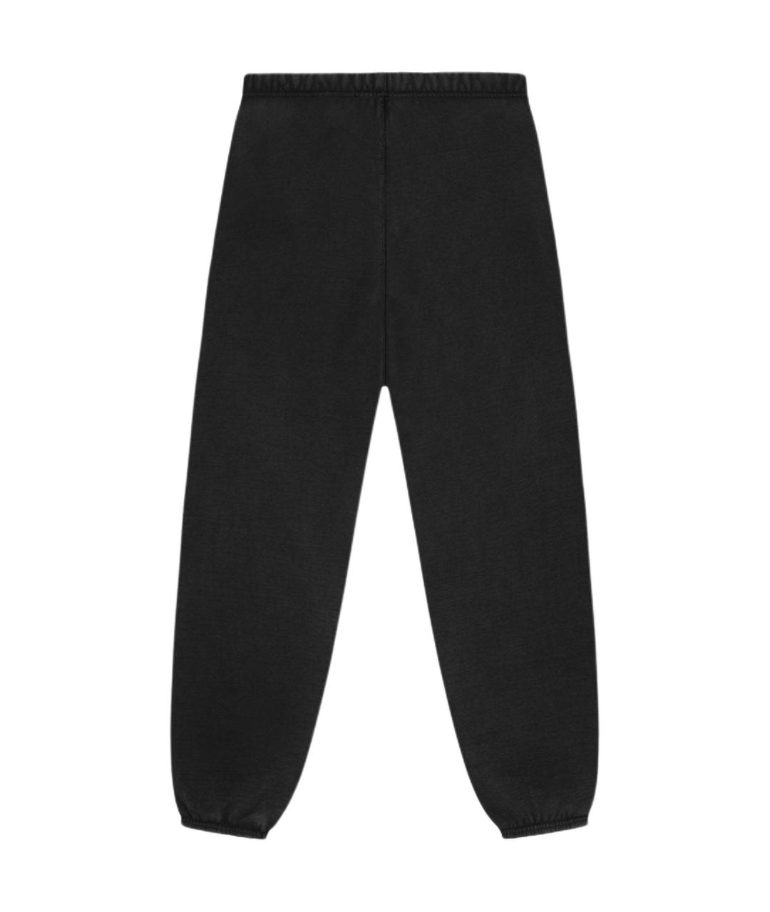 FEAR OF GOD ESSENTIALS Черные хлопковые повседневные брюки, фото 2