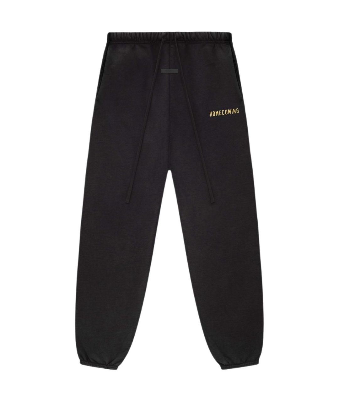 FEAR OF GOD ESSENTIALS Черные хлопковые повседневные брюки, фото 1