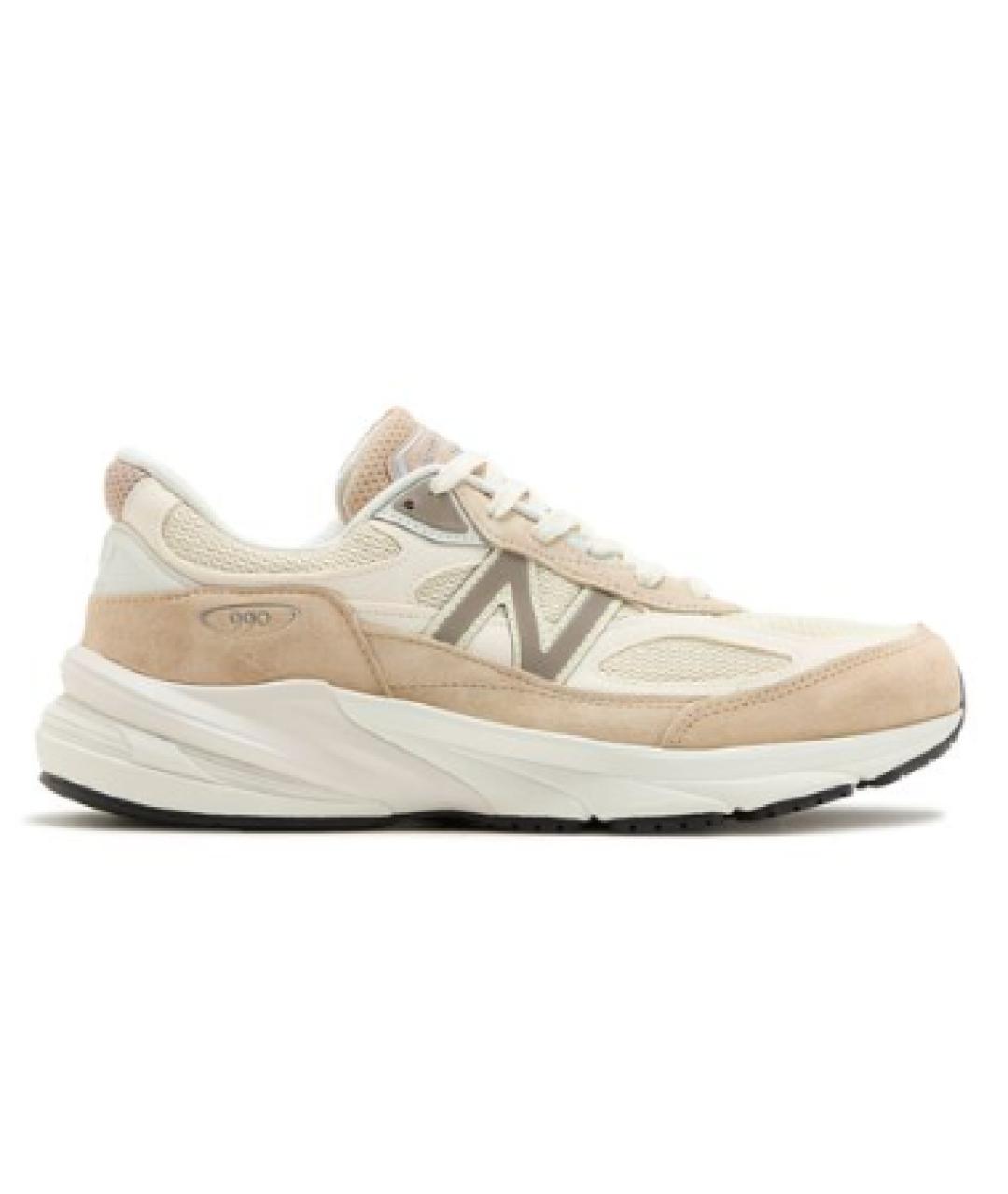 NEW BALANCE Бежевые низкие кроссовки / кеды, фото 1