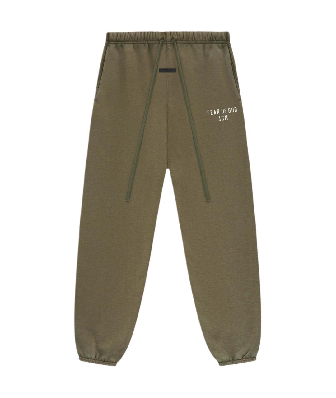 FEAR OF GOD ESSENTIALS Зеленые повседневные брюки, фото 1