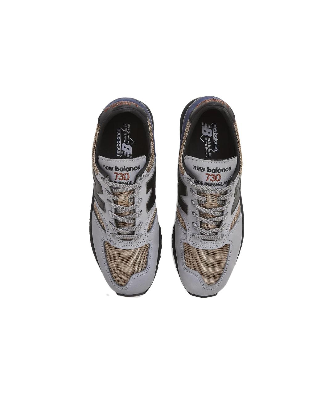 NEW BALANCE Серые низкие кроссовки / кеды, фото 4