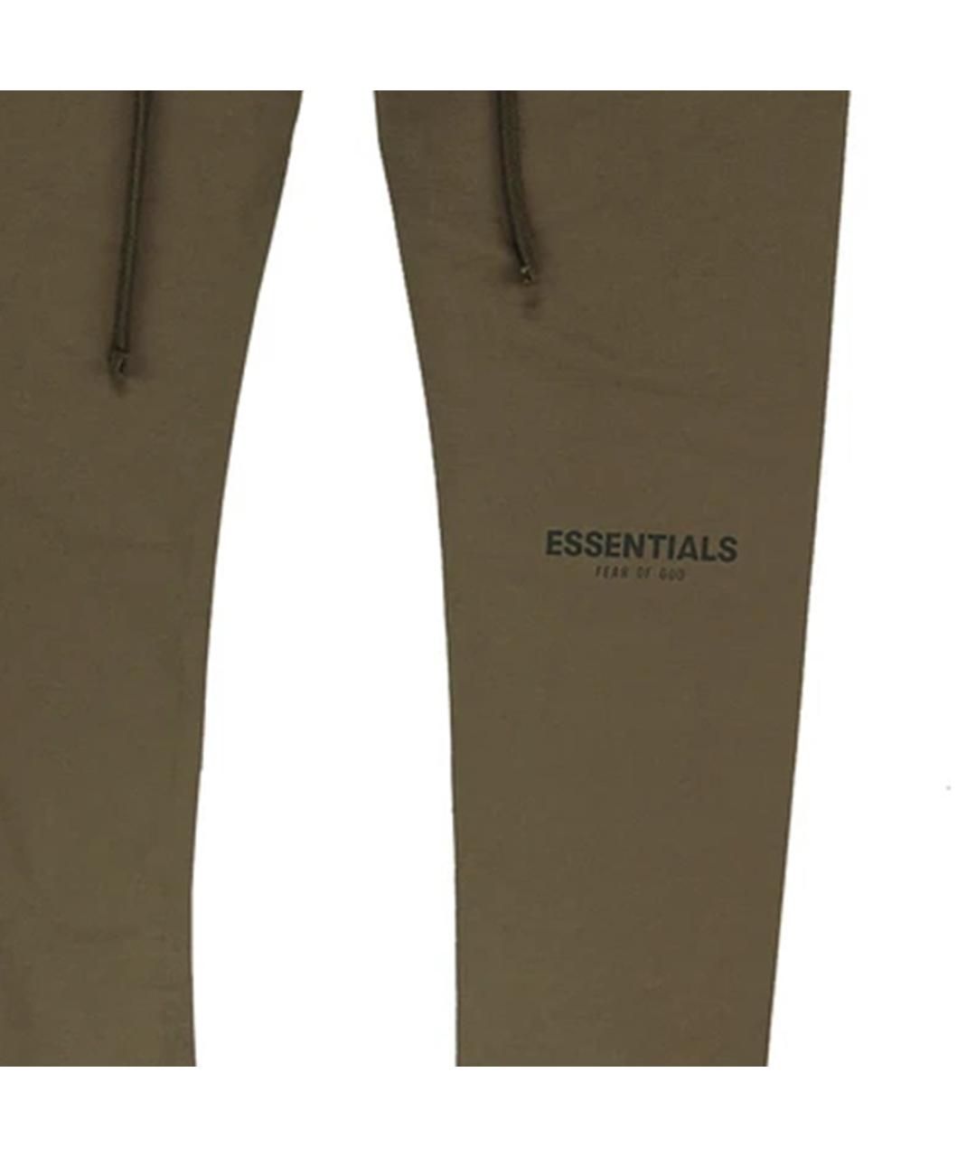FEAR OF GOD ESSENTIALS Коричневые повседневные брюки, фото 3
