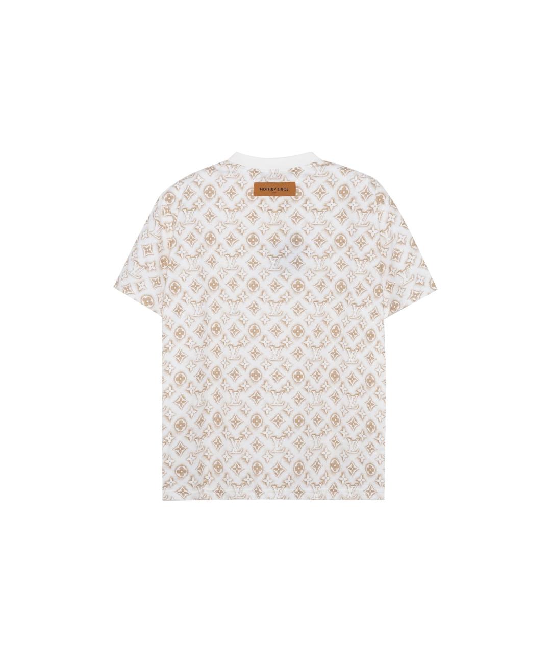 LOUIS VUITTON Бежевая футболка, фото 2