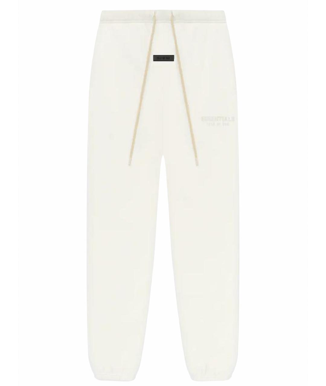 FEAR OF GOD ESSENTIALS Белые хлопковые повседневные брюки, фото 1