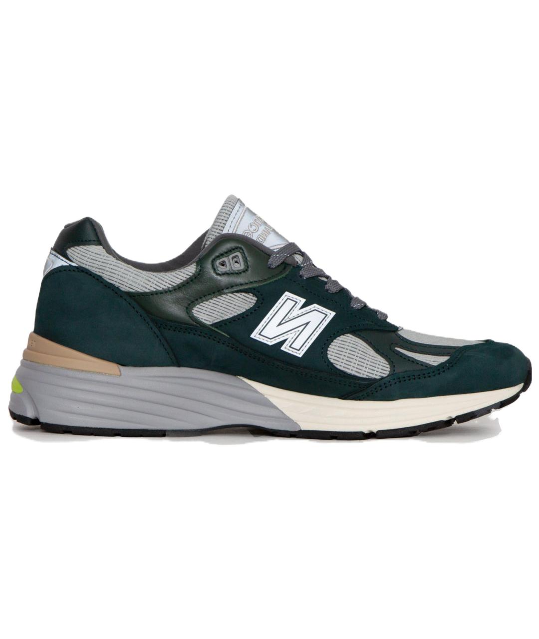 NEW BALANCE Зеленые низкие кроссовки / кеды, фото 1