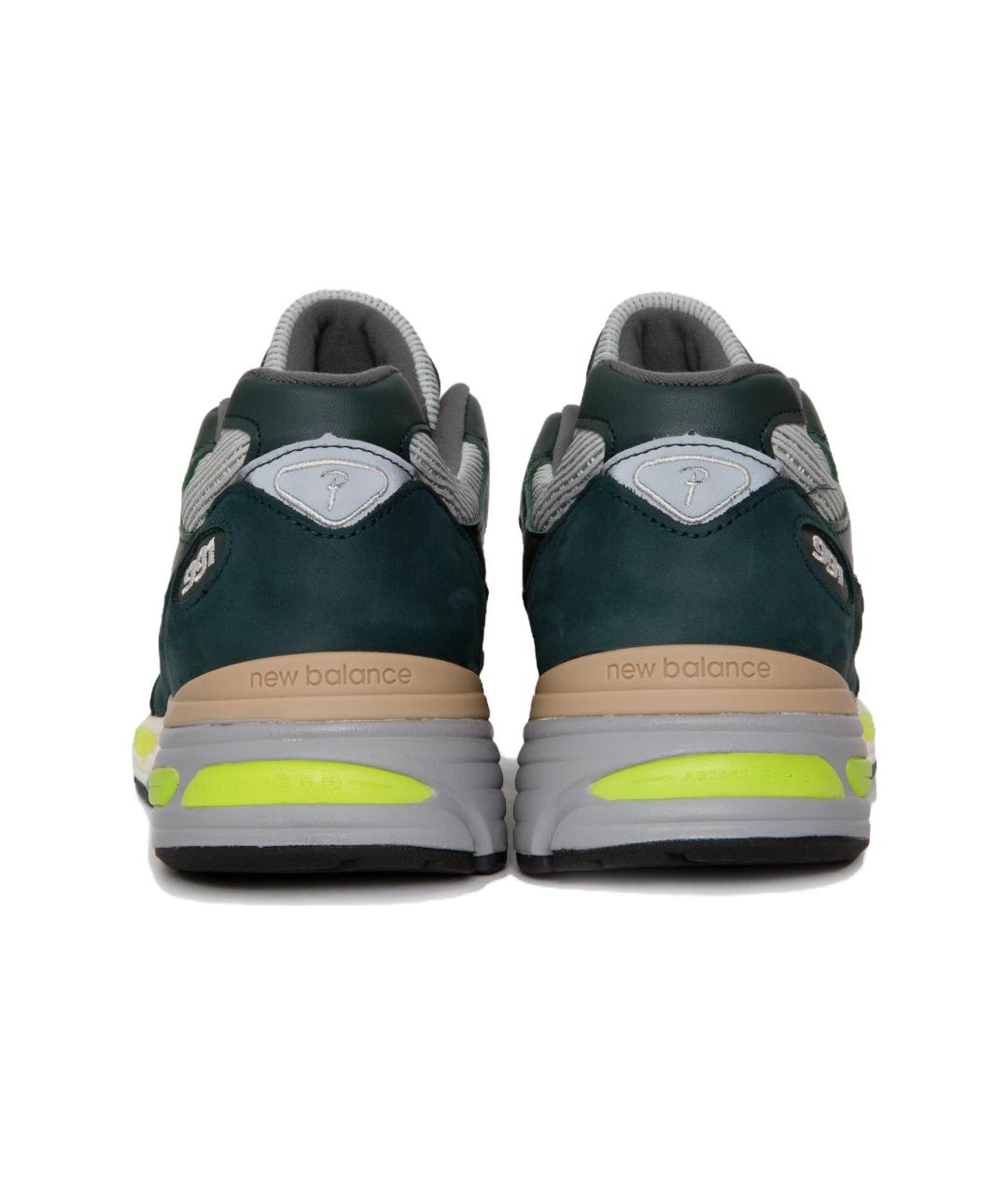 NEW BALANCE Зеленые низкие кроссовки / кеды, фото 6