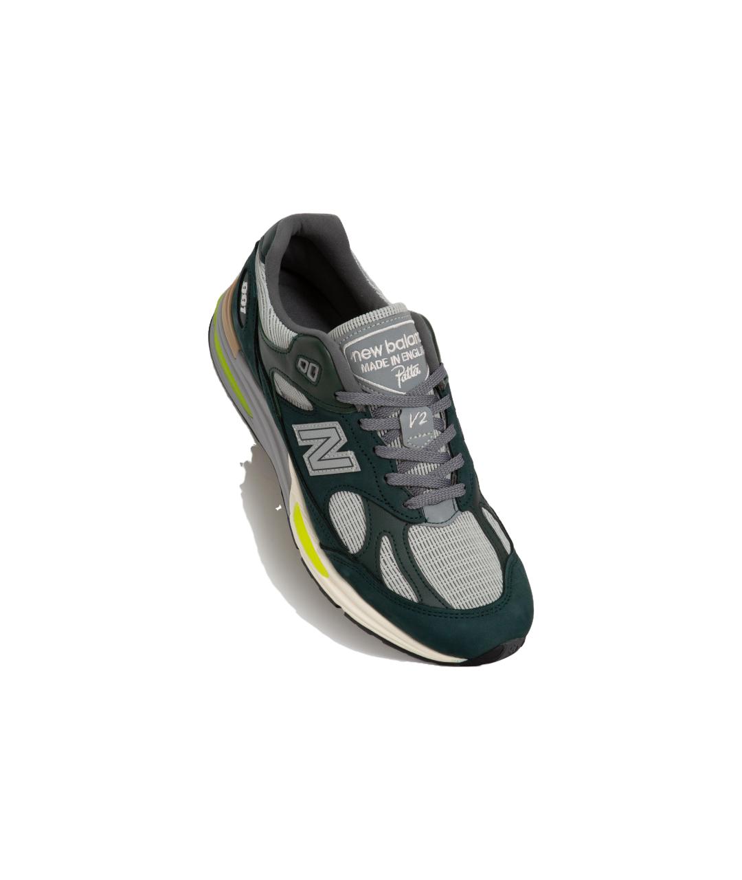NEW BALANCE Зеленые низкие кроссовки / кеды, фото 5