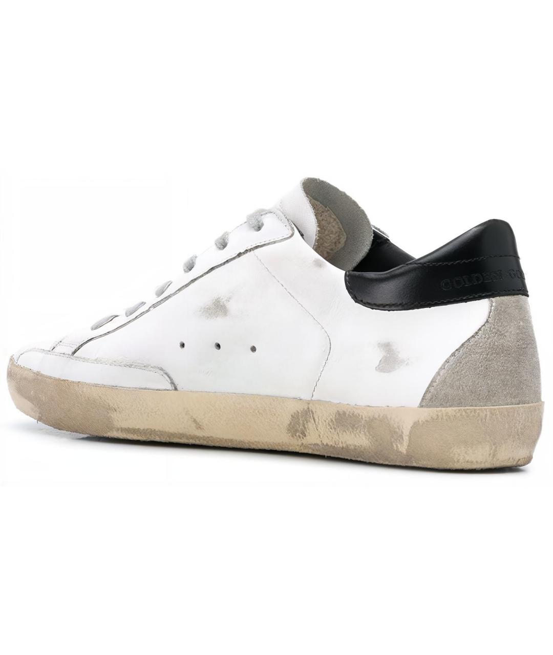 GOLDEN GOOSE DELUXE BRAND Белые кожаные кеды, фото 5