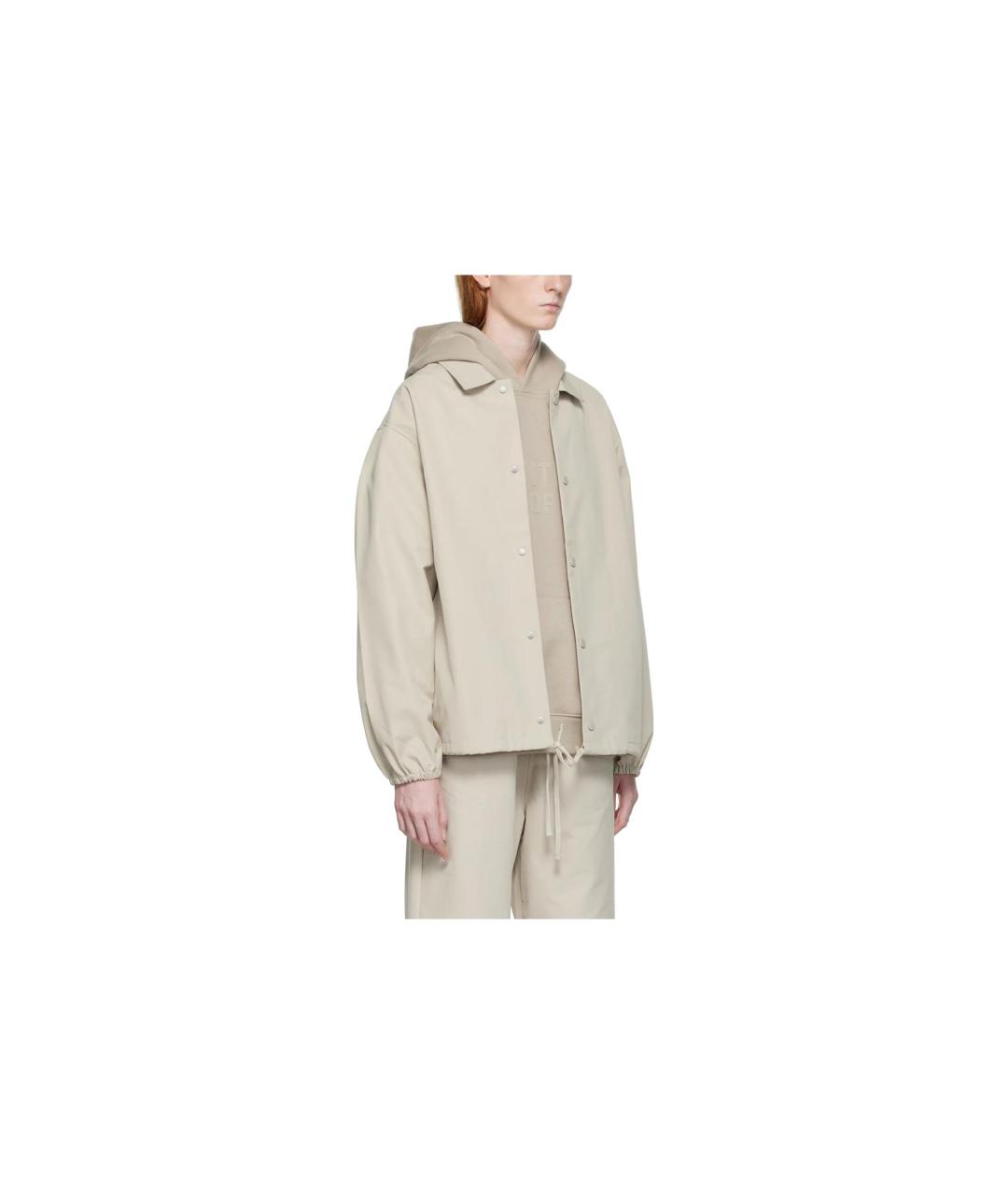 FEAR OF GOD ESSENTIALS Серая хлопковая куртка, фото 3