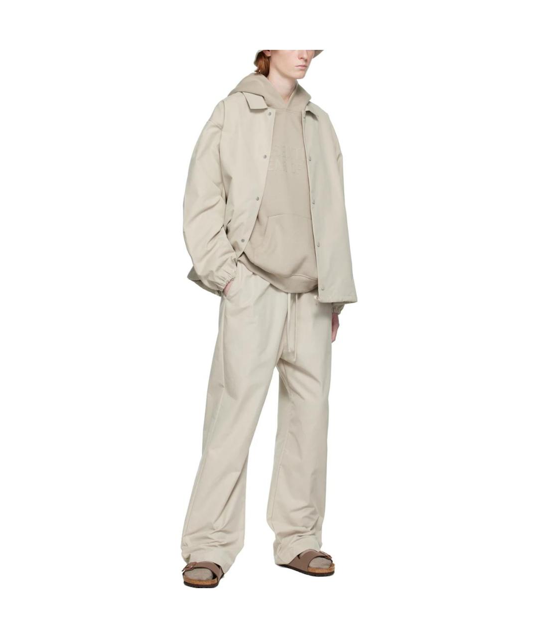 FEAR OF GOD ESSENTIALS Серая хлопковая куртка, фото 4