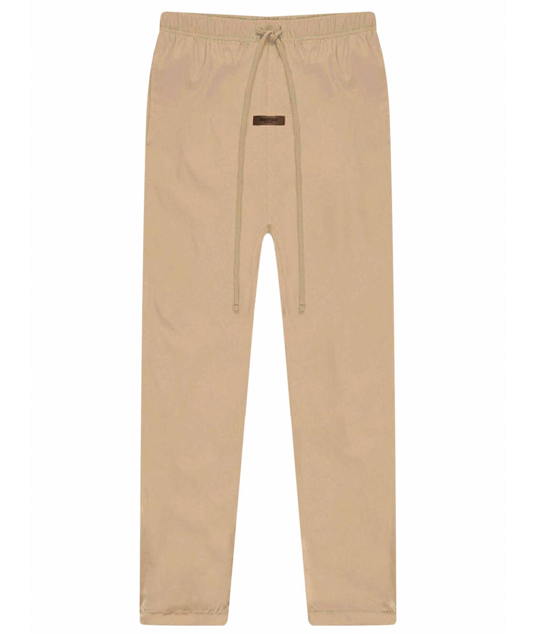 FEAR OF GOD ESSENTIALS Бежевые хлопковые повседневные брюки, фото 1