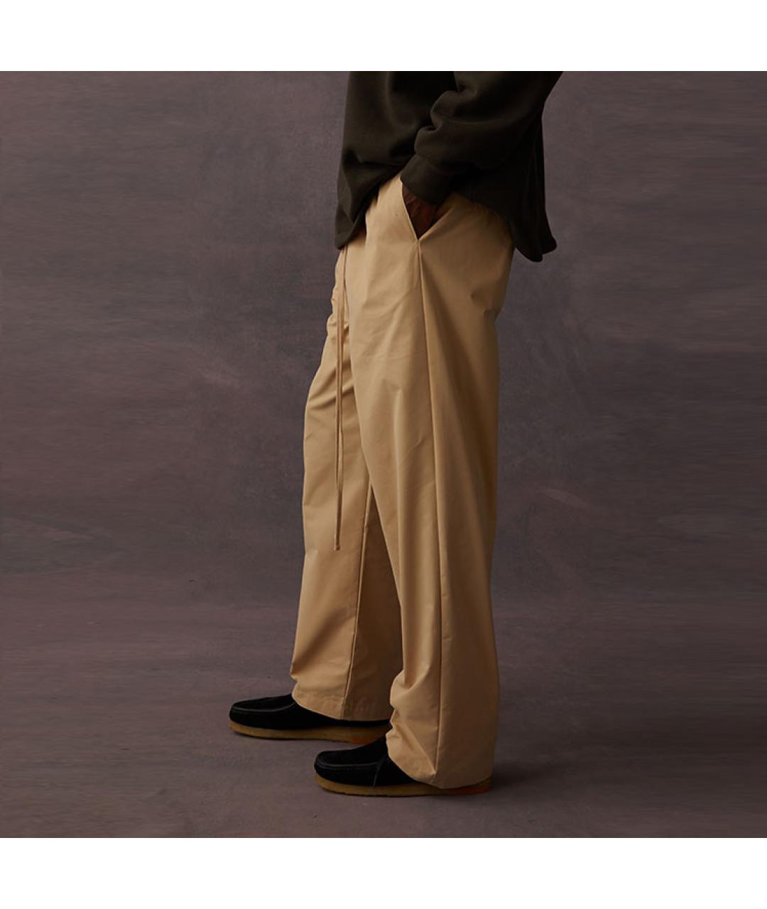 FEAR OF GOD ESSENTIALS Бежевые хлопковые повседневные брюки, фото 5