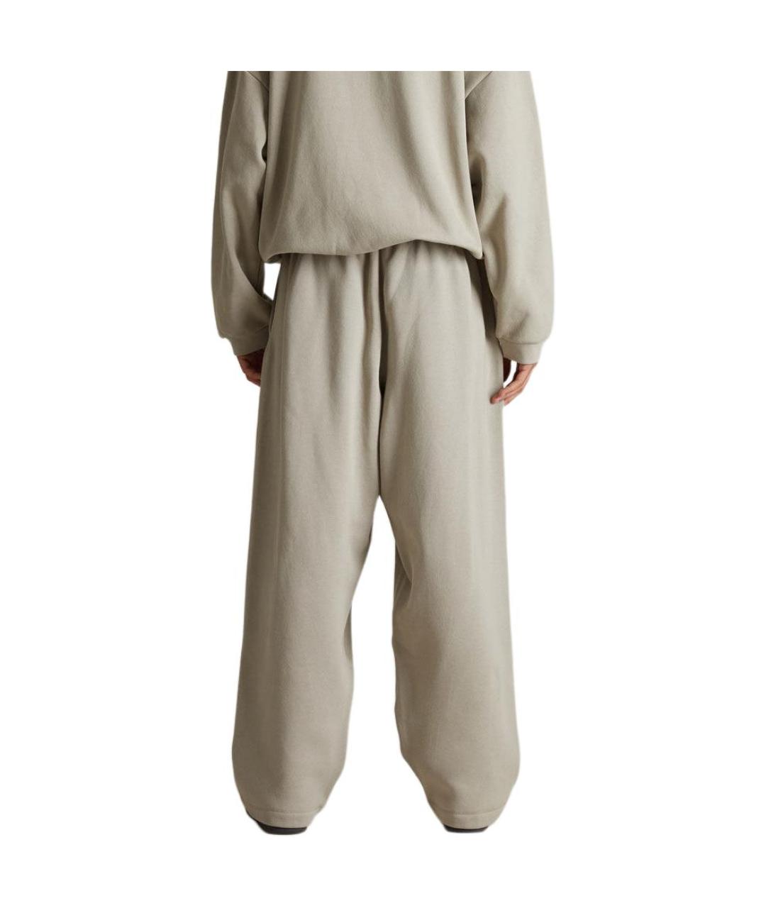 FEAR OF GOD ESSENTIALS Серые хлопковые повседневные брюки, фото 4